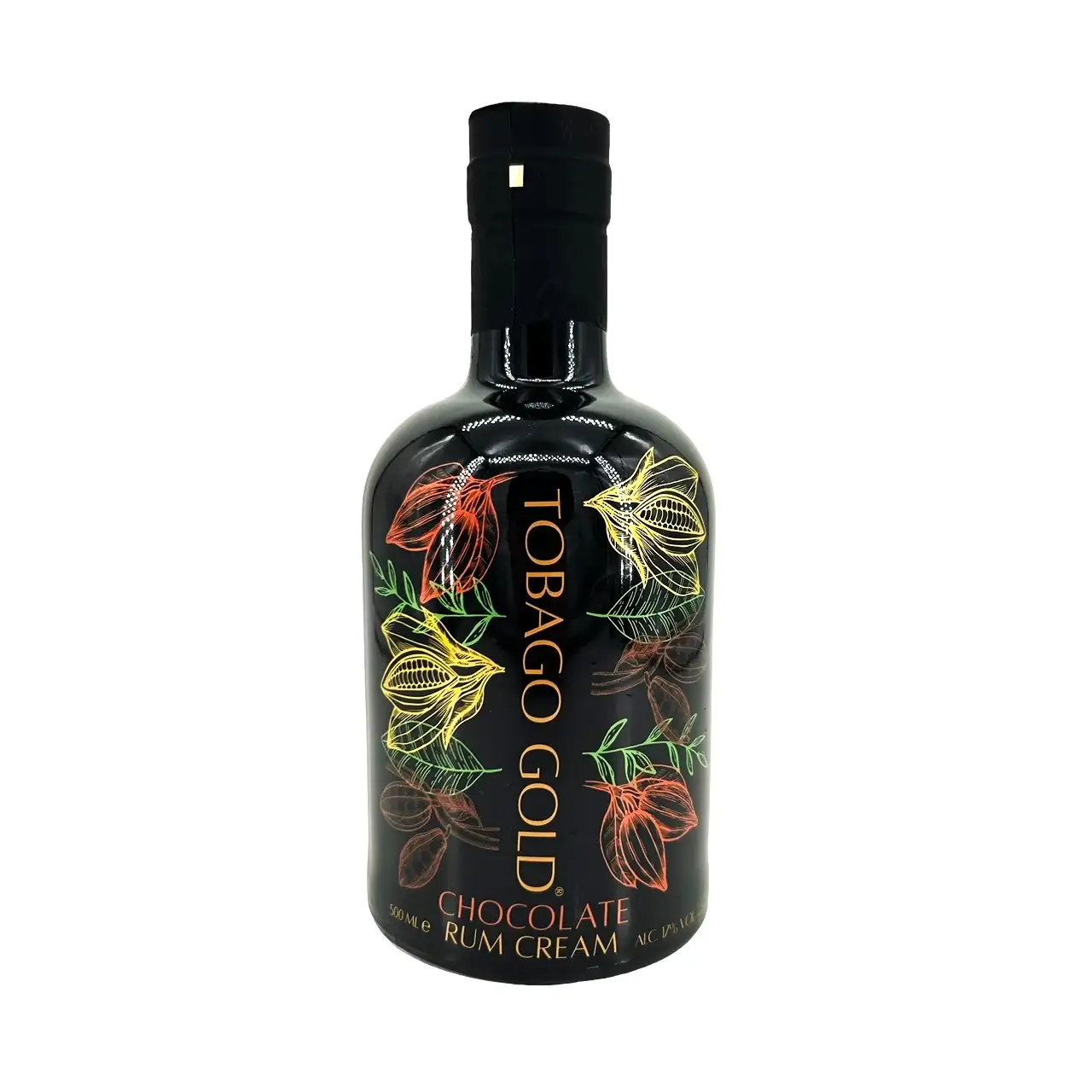 Bottle of Tobago Gold Chocolate Rum Cream
