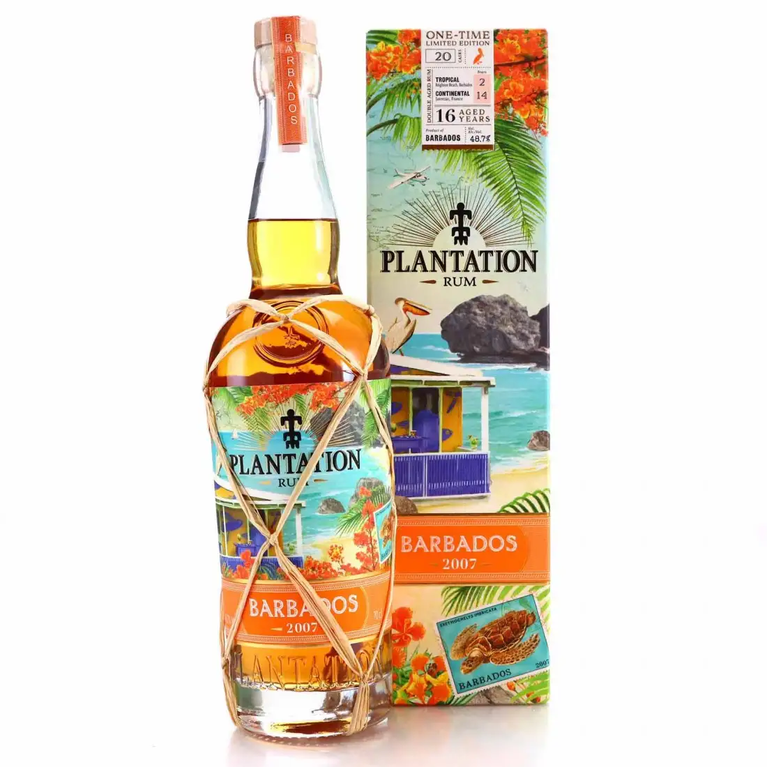 Bottle of Plantation Barbados One-Time Edition 2007