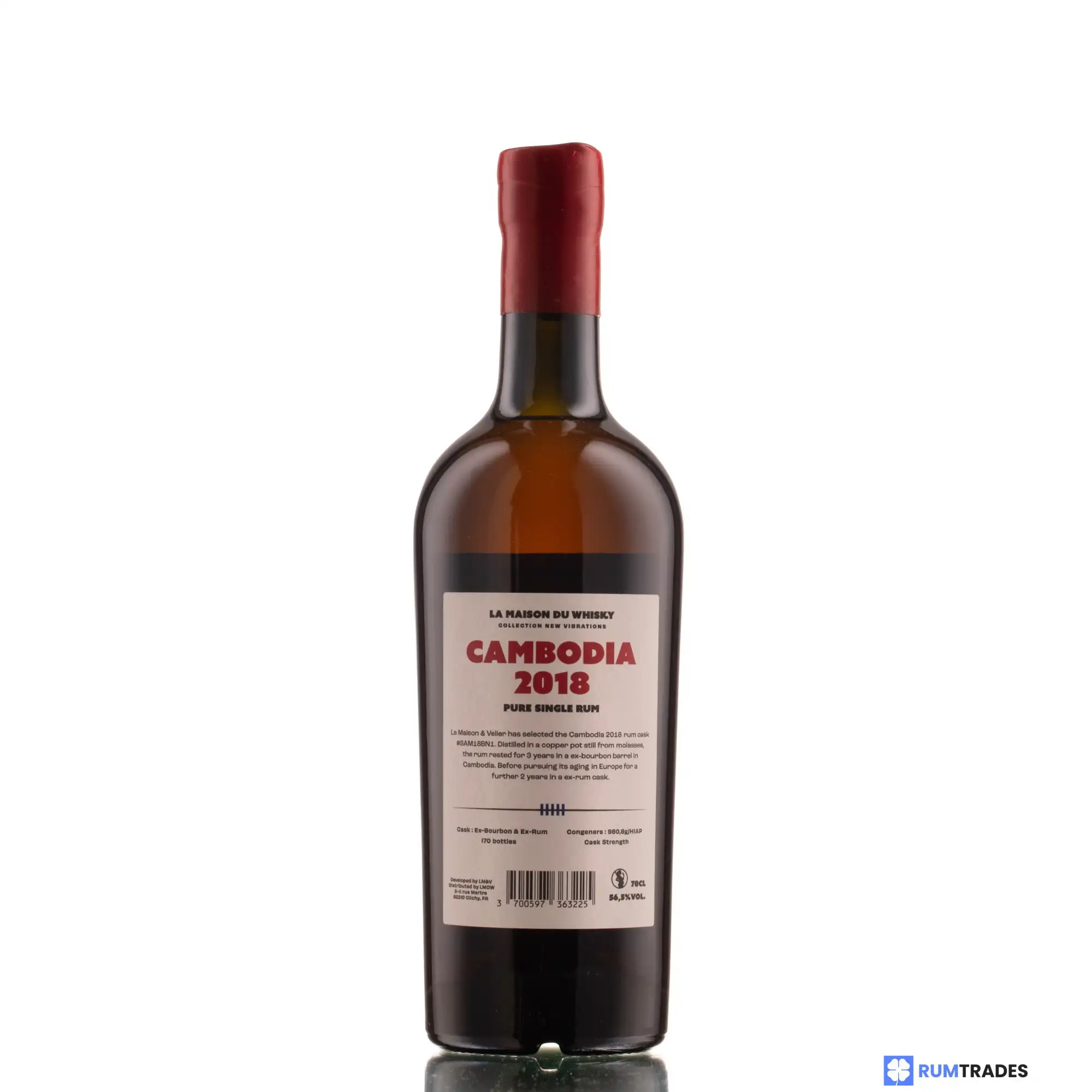 Hochauflösendes Bild von La Maison Du Whisky Samai Rhum Cambodia (Flag Series) 2018