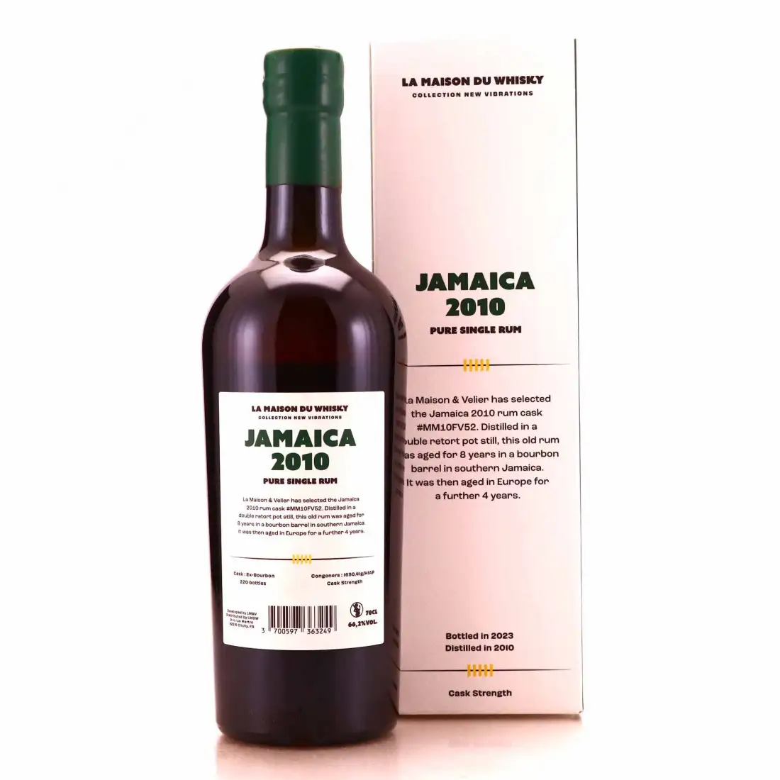 Hochauflösendes Bild von La Maison Du Whisky Clarendon Rum Jamaica (Flag Series) EMB 2010