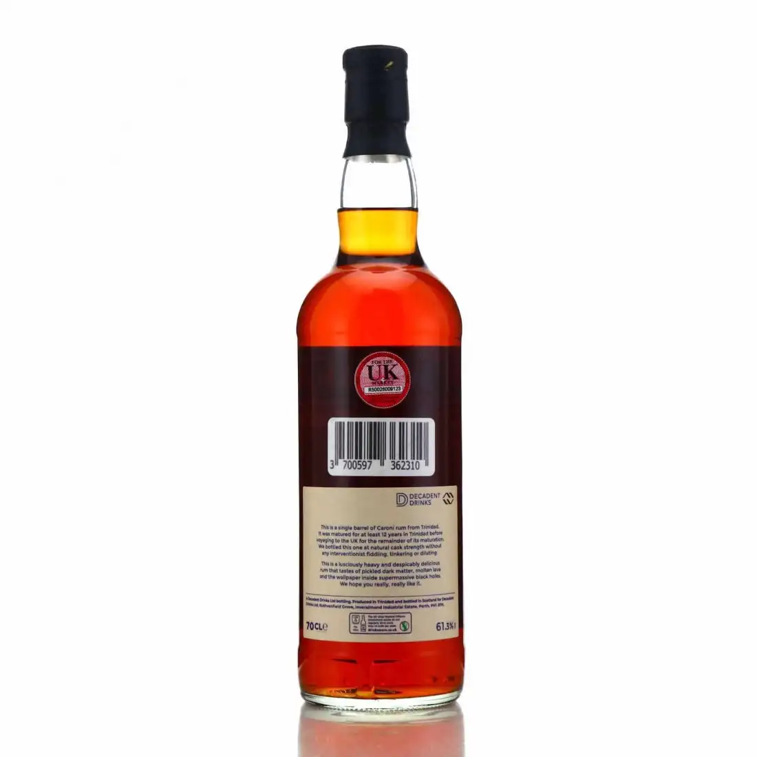 Hochauflösendes Bild von Caroni Rum Sponge Exclusive Edition No. 3 1998