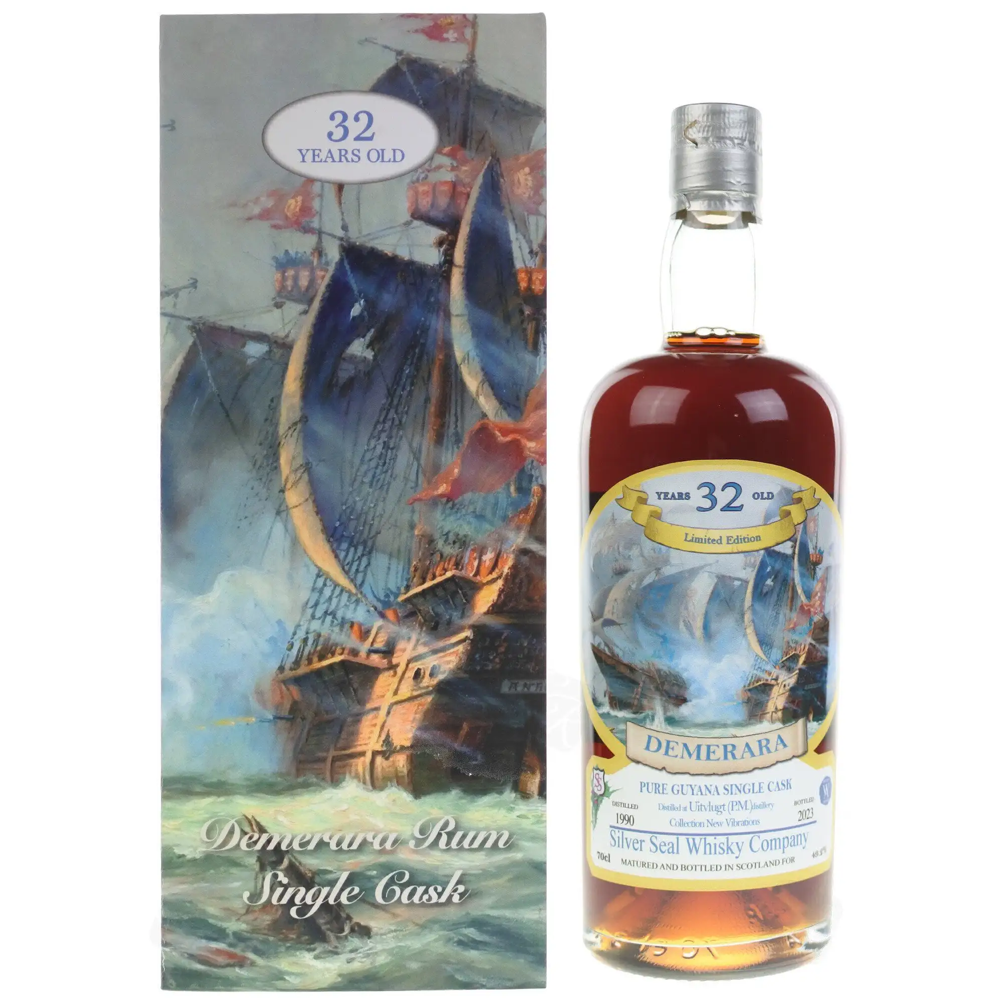 Bottle of Silver Seal Port Mourant LMDW 1990