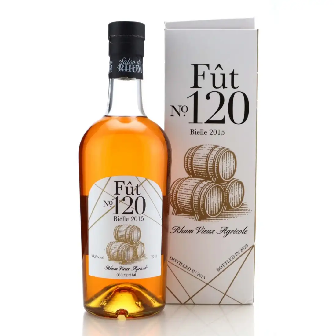 Bottle of Bielle Fût No. 120 Rhum Vieux Agricole 2015