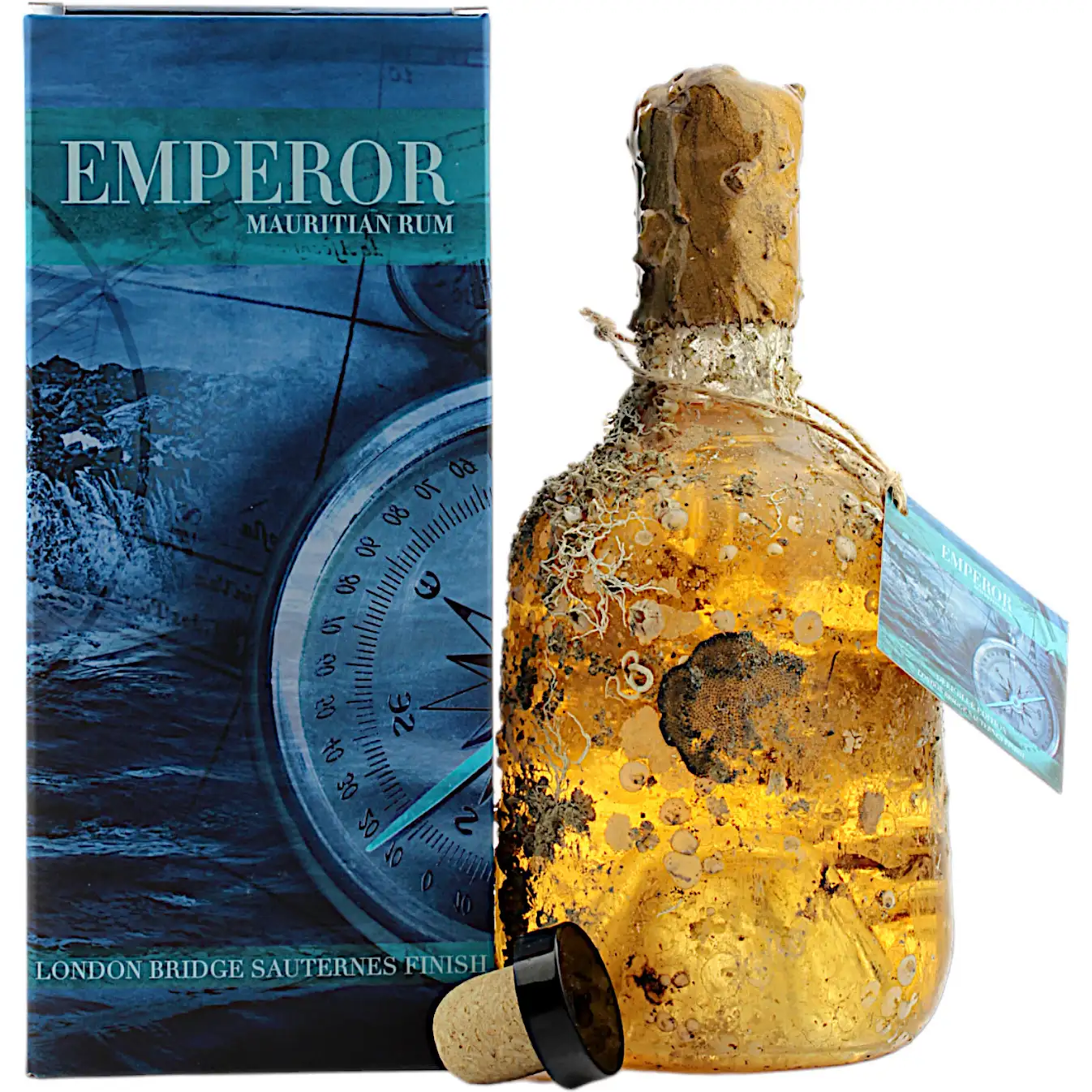 Bottle of Emperor Deep Blue London Bridge Sauternes Finish