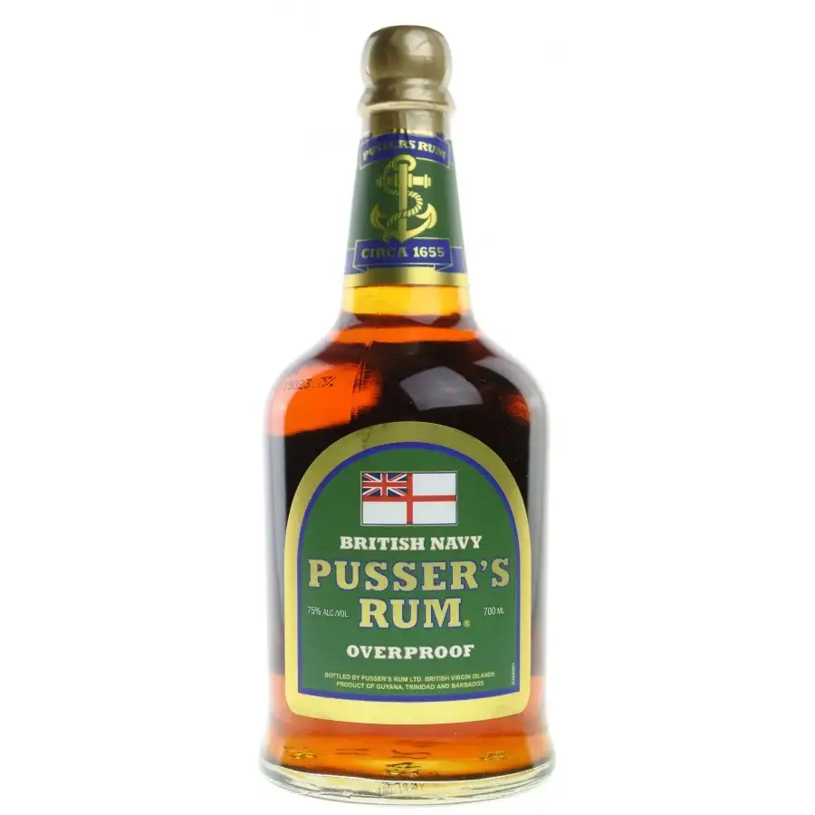 Hochauflösendes Bild von Pusser‘s Rum Overproof (Blue Label)