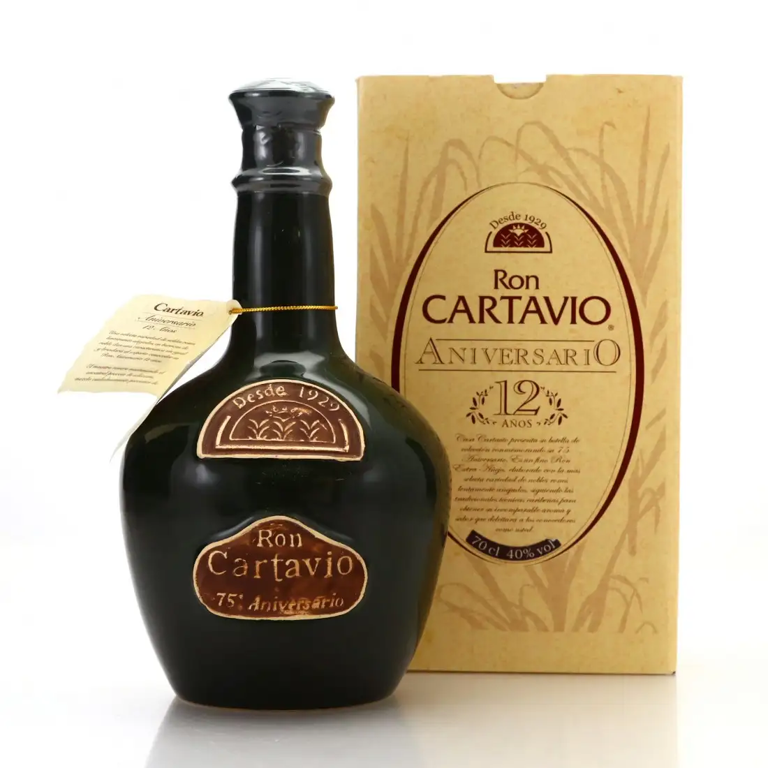 Bottle of Cartavio 75. Aniversario