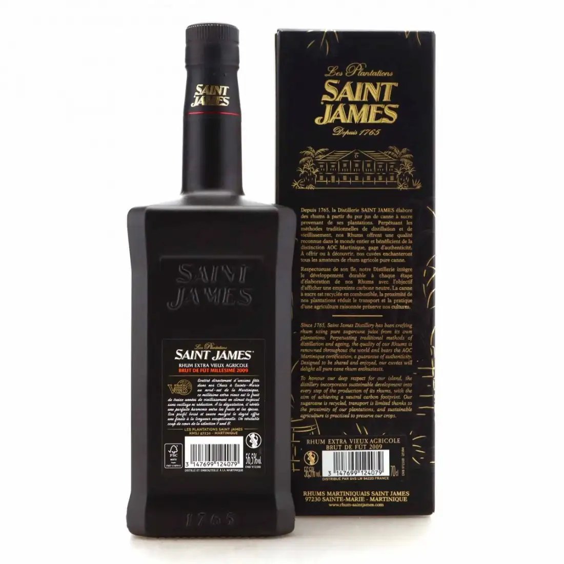 Hochauflösendes Bild von V&amp;B Saint James Brut de Fût (Sélection du Chai) 2009