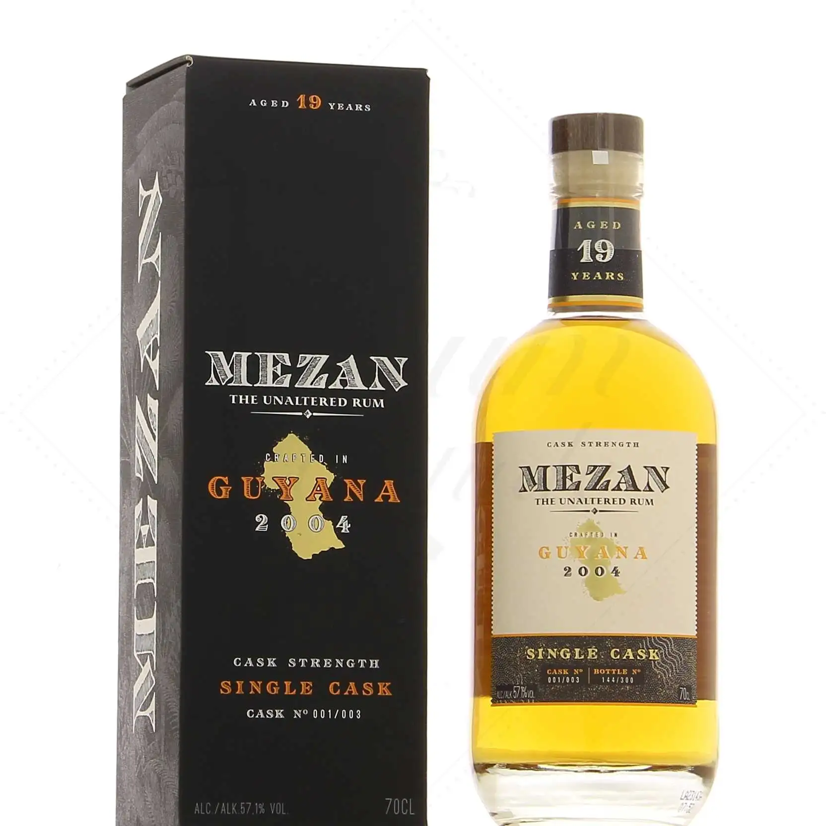 Bottle of Mezan Diamond Guyana Single Cask 2004