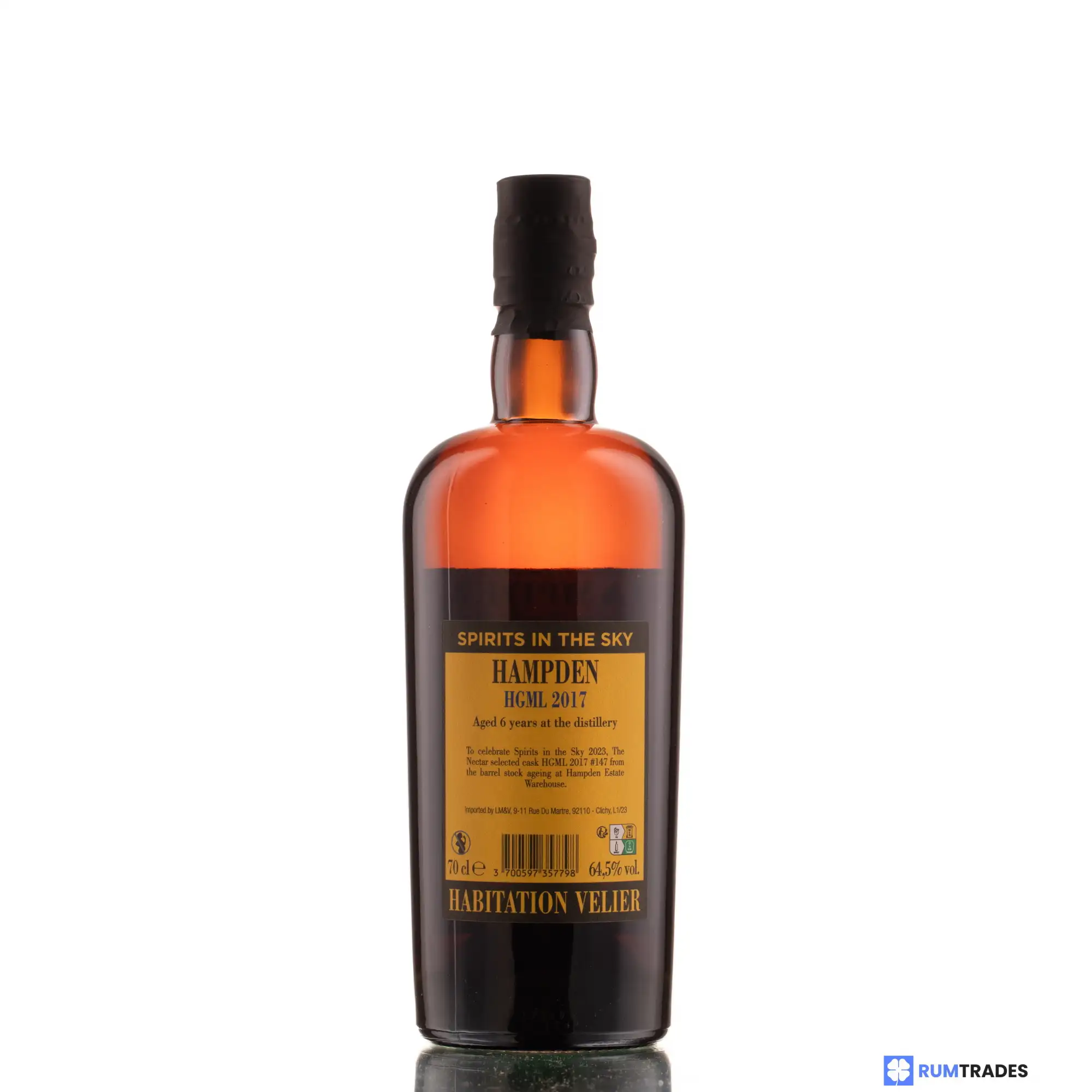 Hochauflösendes Bild von Habitation Velier Hampden Spirits in the sky HGML 2017