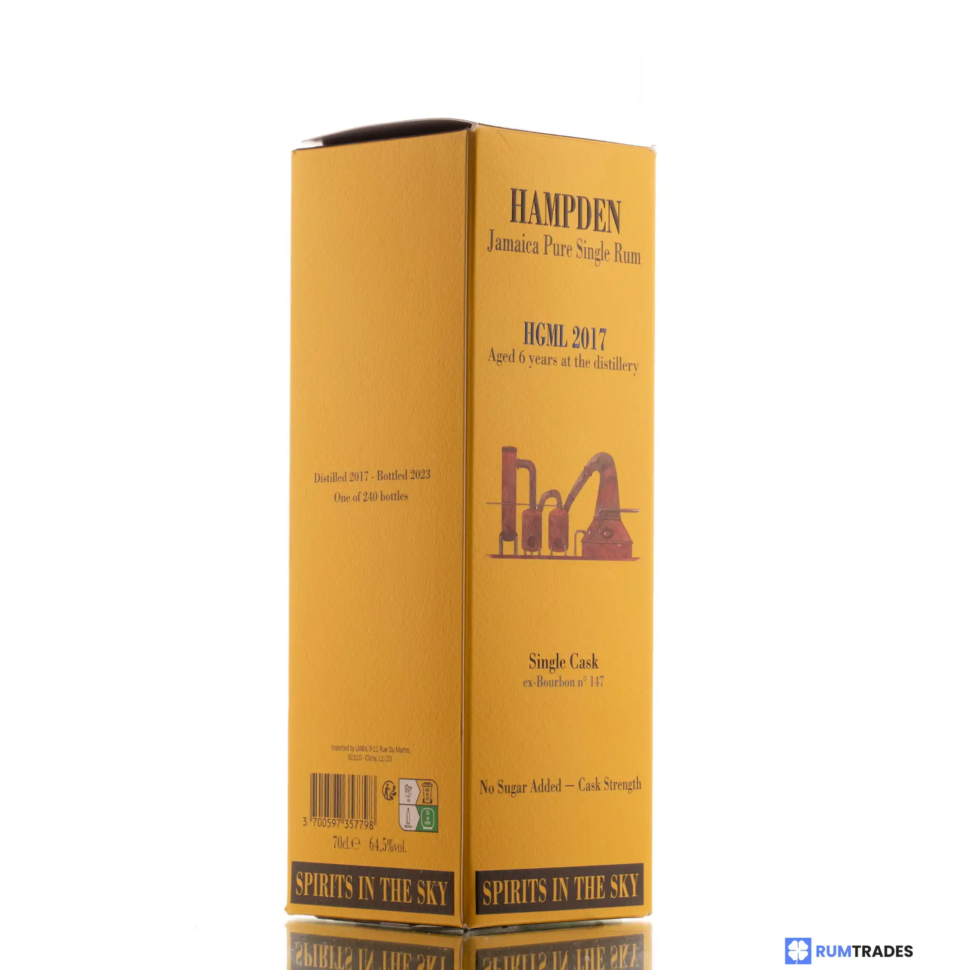 Hochauflösendes Bild von Habitation Velier Hampden Spirits in the sky HGML 2017