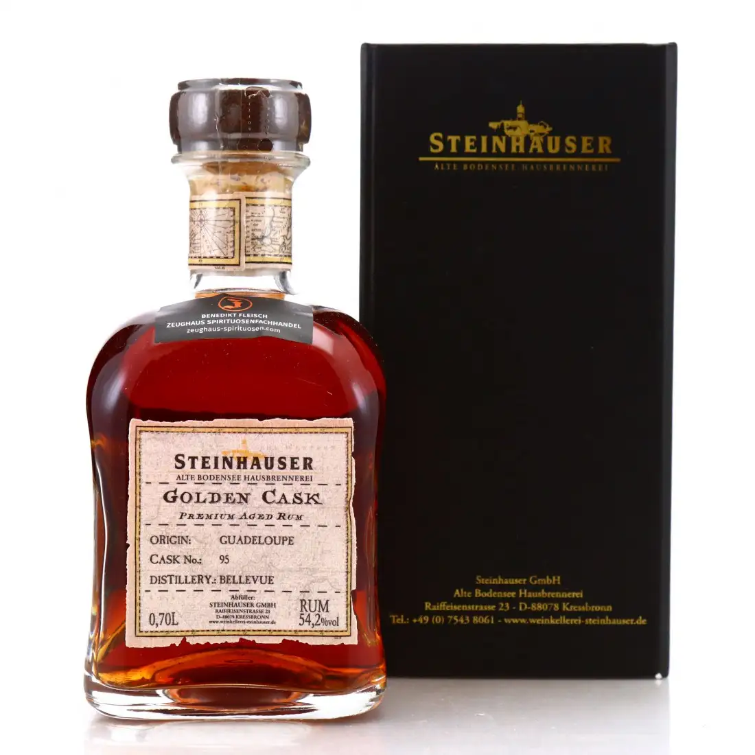 Hochauflösendes Bild von Steinhauser GmbH Bellevue Golden Cask Guadeloupe 1998