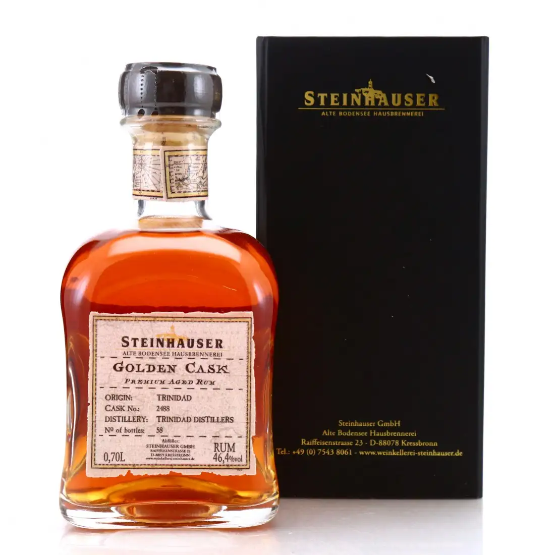 Hochauflösendes Bild von Steinhauser GmbH Golden Cask Trinidad 1991