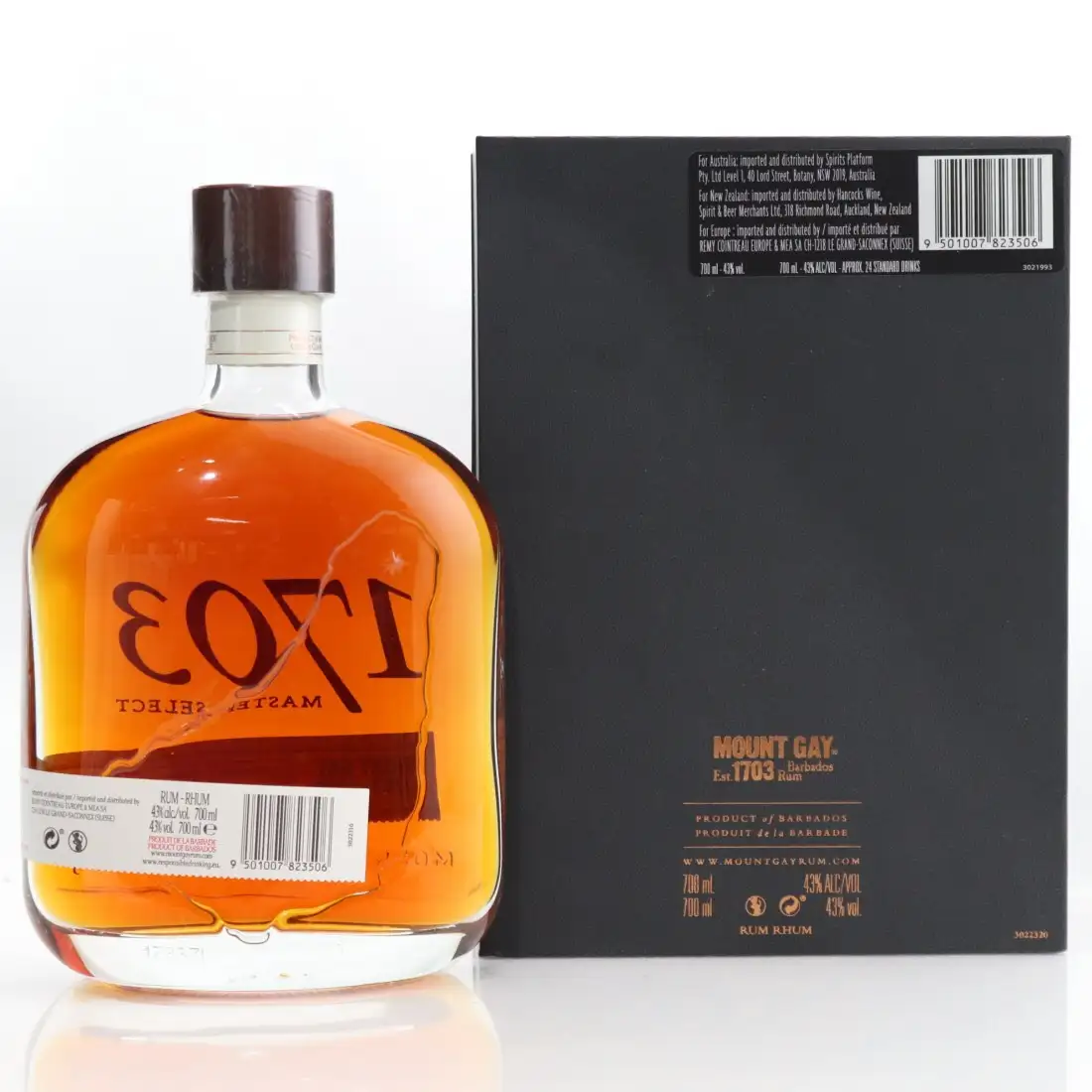 Hochauflösendes Bild von Mount Gay Master Select 1703 2017