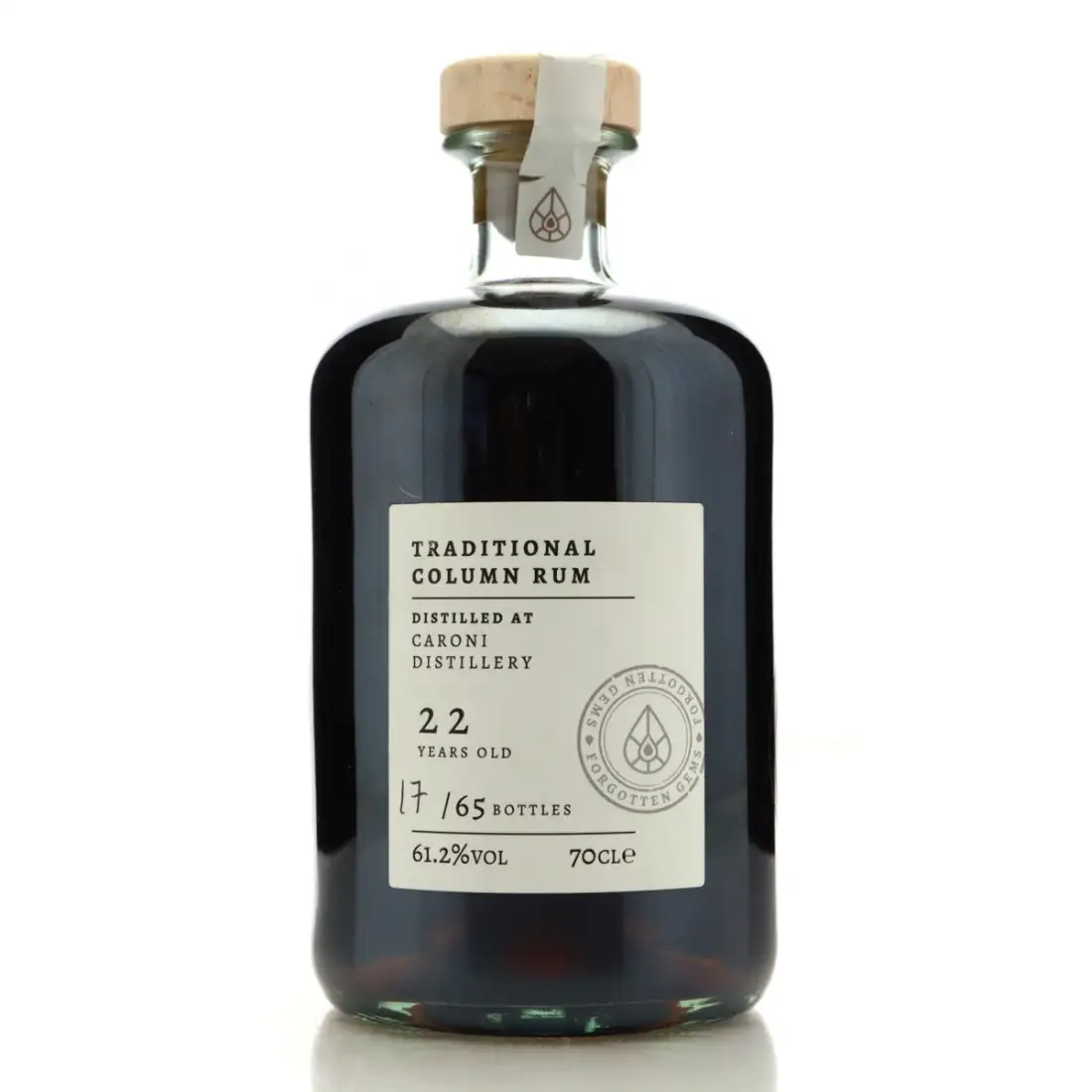 Bottle of Forgotten Gems Caroni Traditional Column Rum