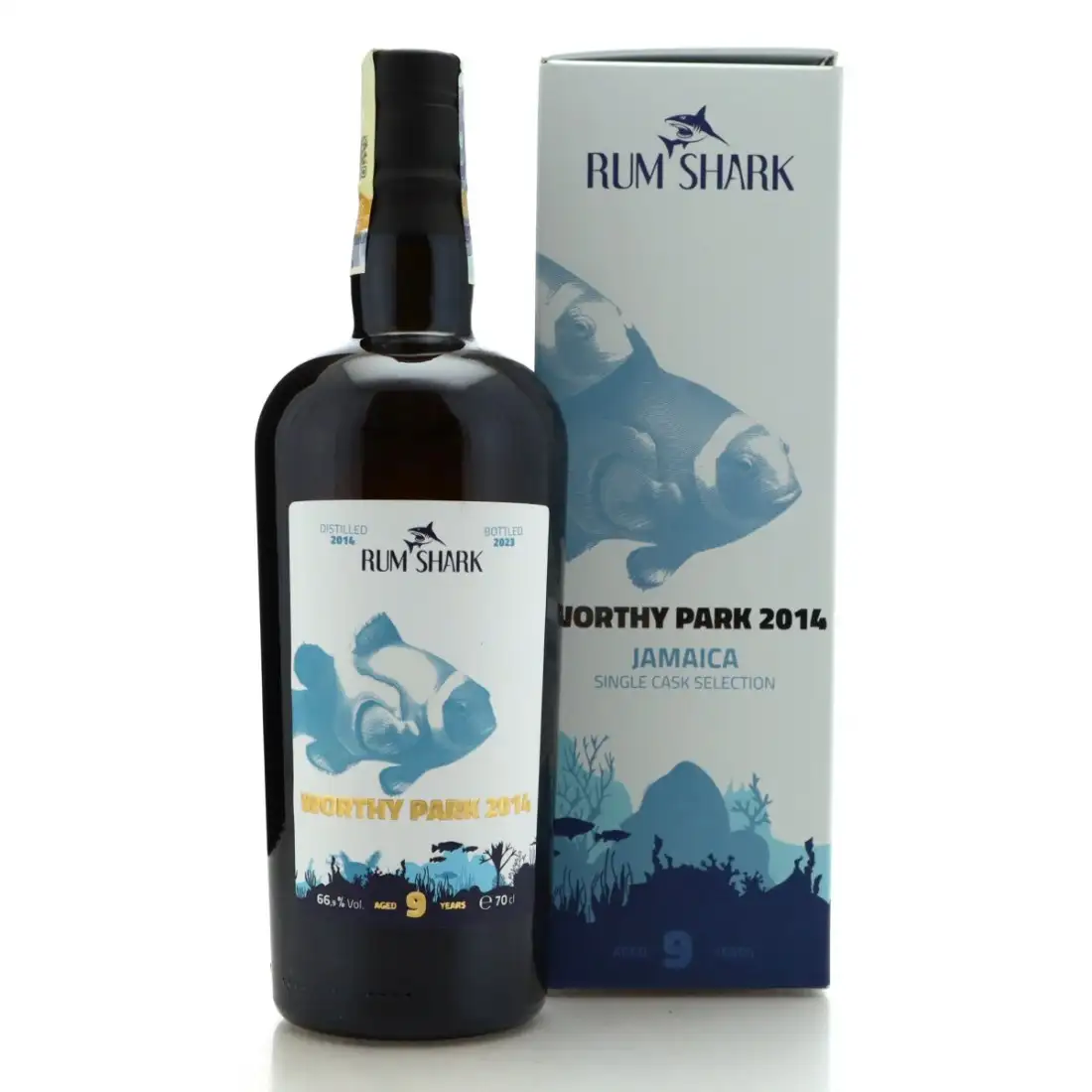 Bottle of Rum Shark Worthy Park Jamaica Single Cask Selection 2014