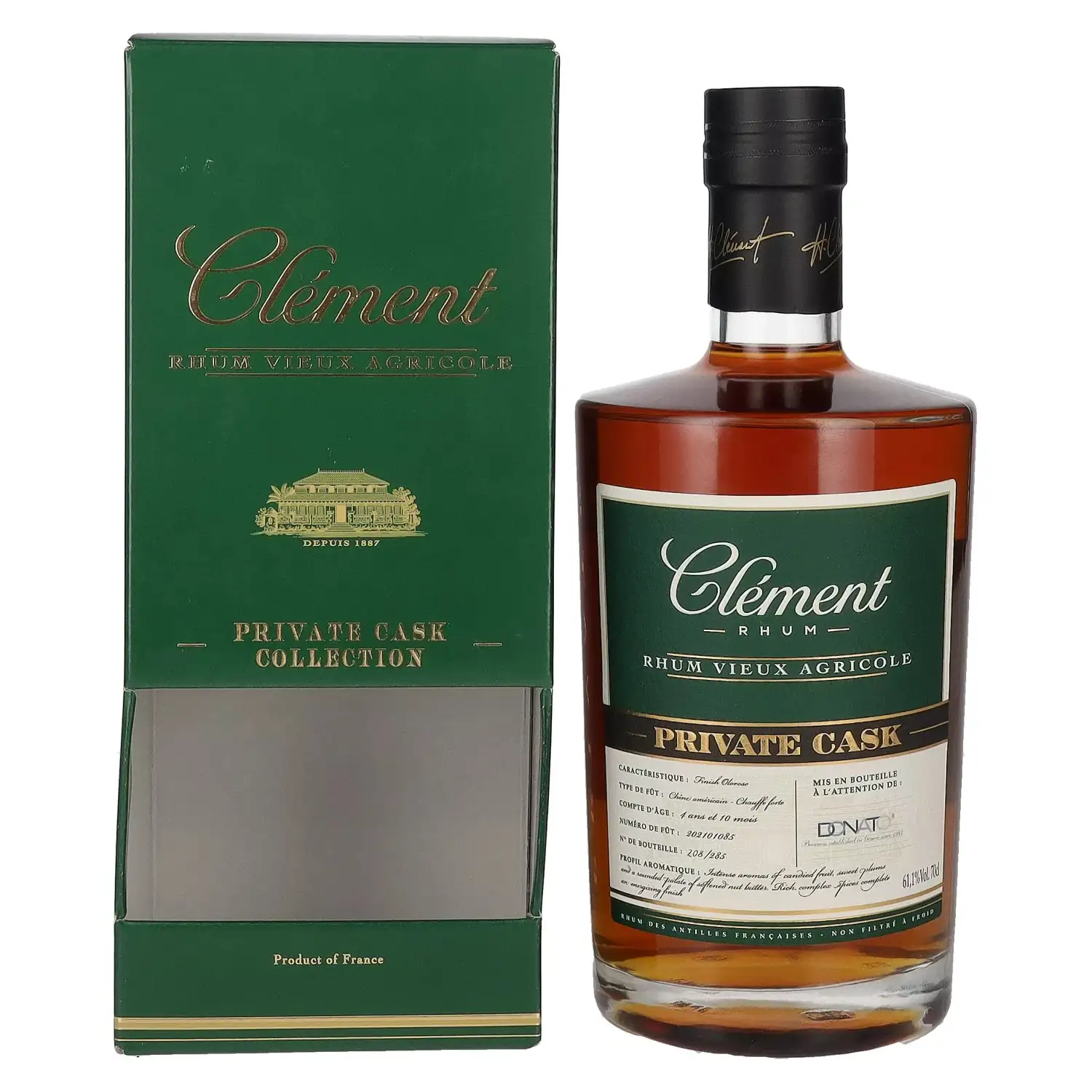 Bottle of Clément Clément Private Cask (Donato)