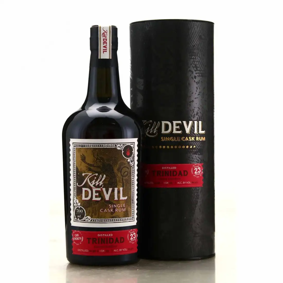 Bottle of Caroni Kill Devil Trinidad HTR 1998