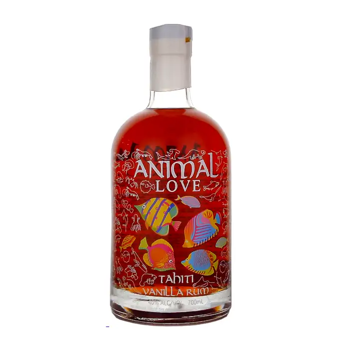 Bottle of Animal Love Vanilla Rum