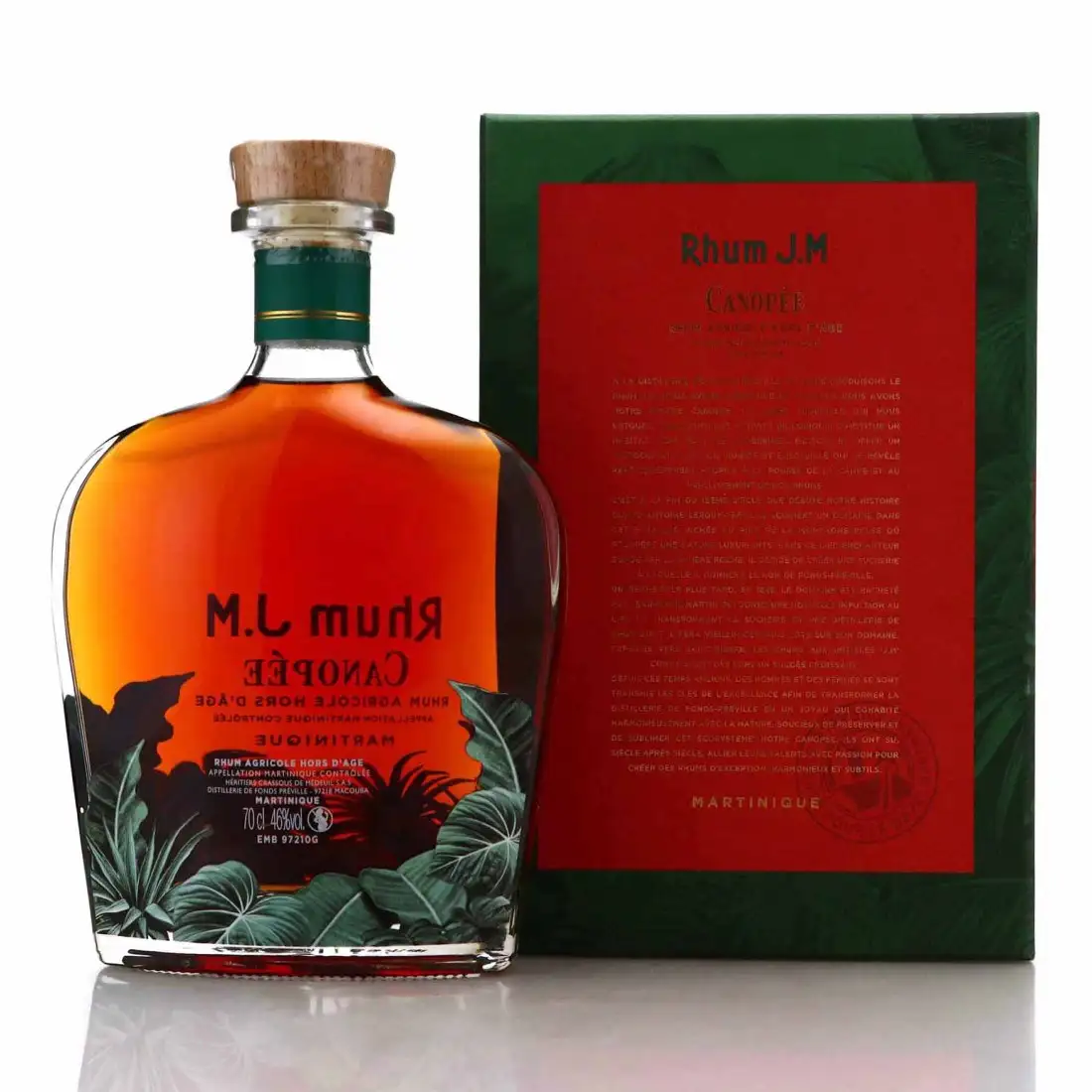 Hochauflösendes Bild von Rhum J.M Canopée (Rhum Agricole Hors d'Âge) 2023