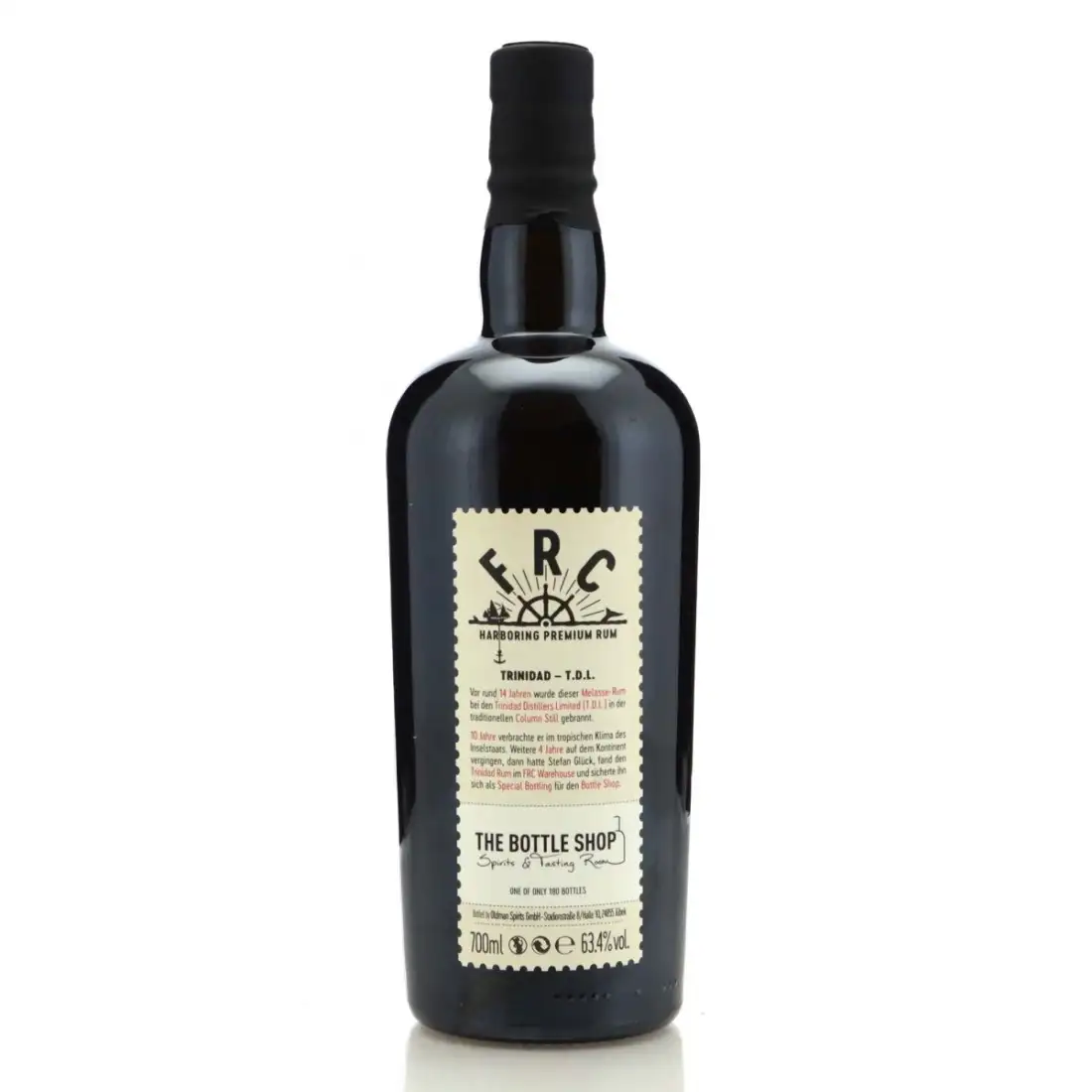 Hochauflösendes Bild von T.D.L Flensburg Rum Company Exclusive for The Bottle Shop Heilbronn 2009