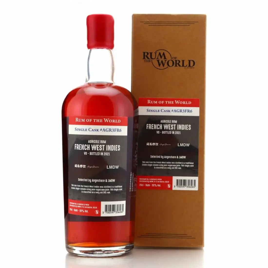 Hochauflösendes Bild von Fine Spirits Saint James Rum of the World Single Cask (Angeshare &amp; LMDW) 2021