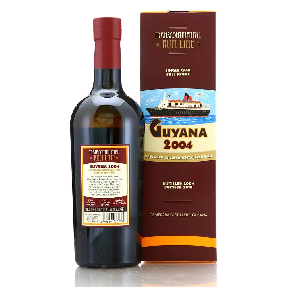 Hochauflösendes Bild von TCRL Enmore Guyana Single Cask (Kirsch Whisky) 2004