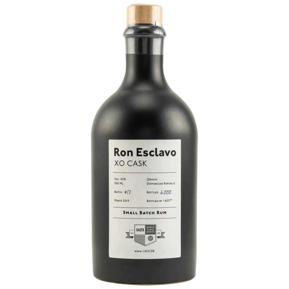 Bottle of Oliver & Oliver Ron Esclavo XO Cask 2019