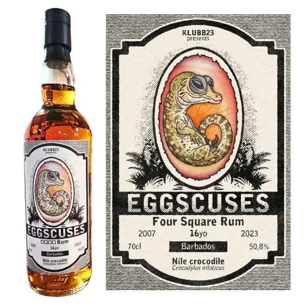 Hochauflösendes Bild von KLUBB23 EGGSCUSES Rum 2007
