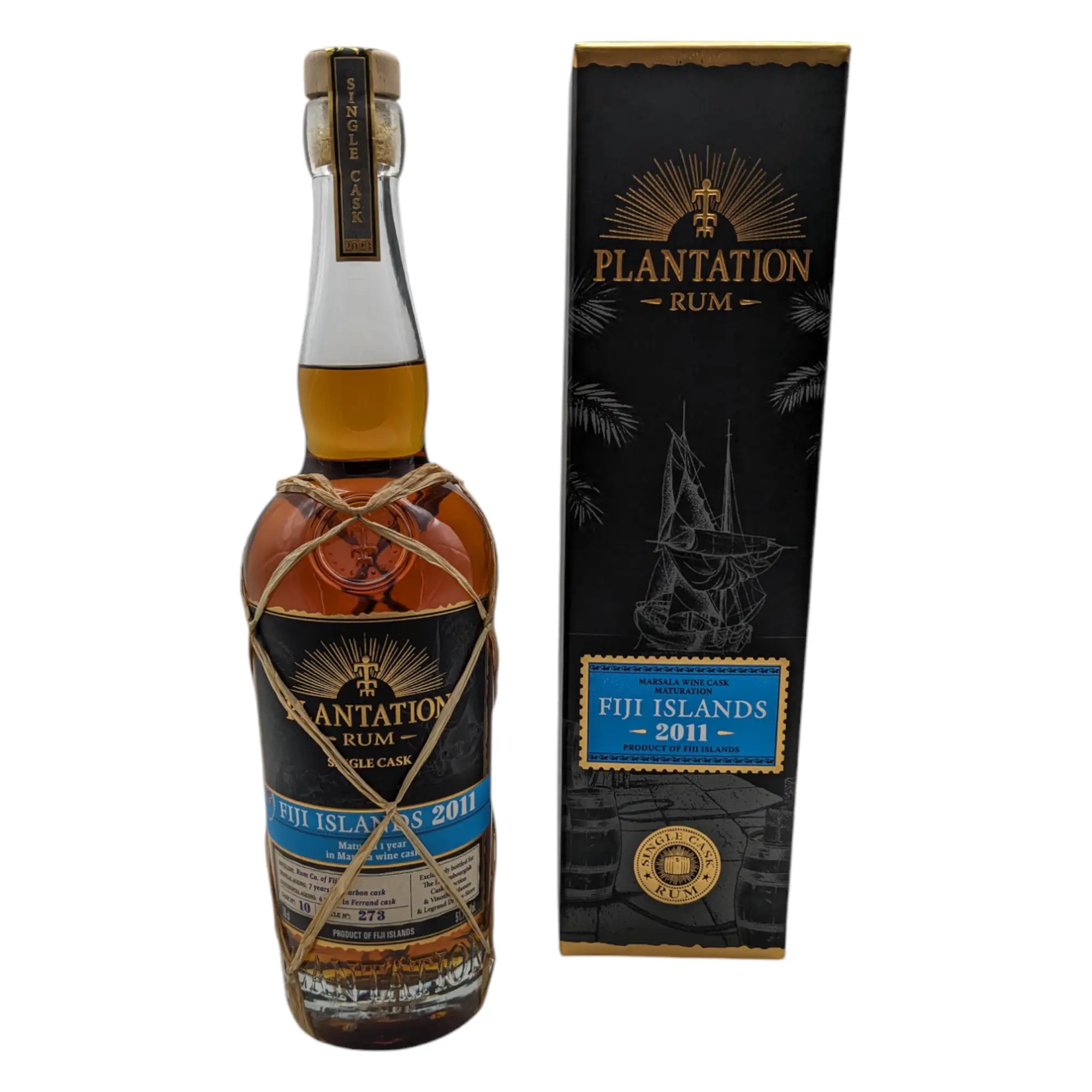Bottle of Fiji Rum & Co Plantation Fiji Islands Marsala Wine Cask (Luxembourg Shops) 2011