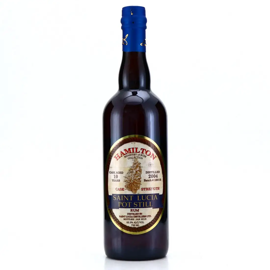 Bottle of Hamilton Saint Lucia Pot Still 2004