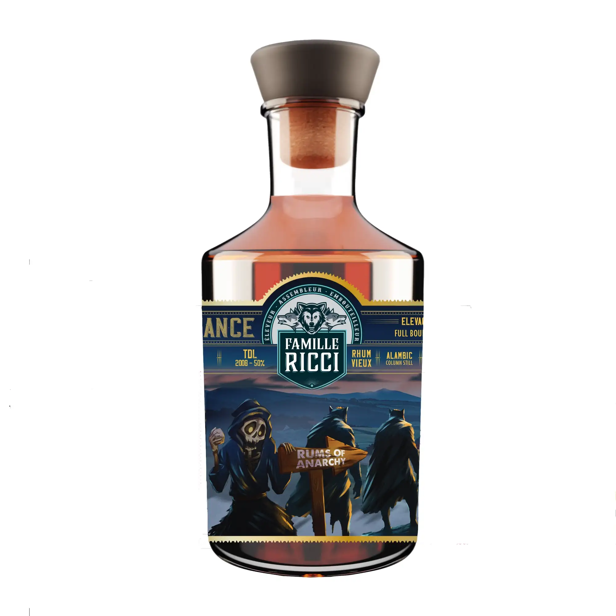 Bottle of Famille Ricci Alliance Rums of Anarchy