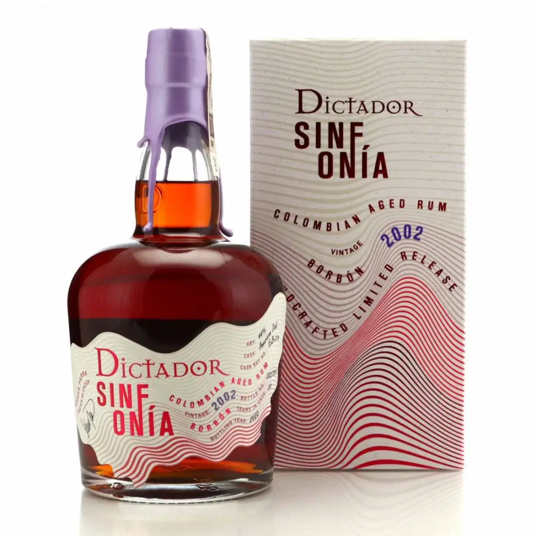 Bottle of Dictador Sinfonía Borbón 2002