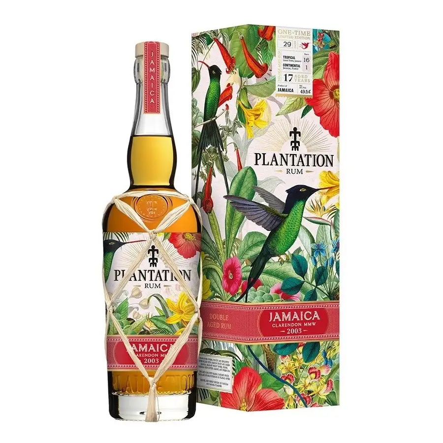 Bottle of Clarendon Plantation Jamaica One-Time MMW 2003