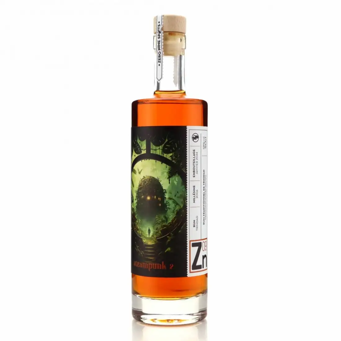 Bottle of Zéro Nine Spirits T.D.L Steampunk 2 2006