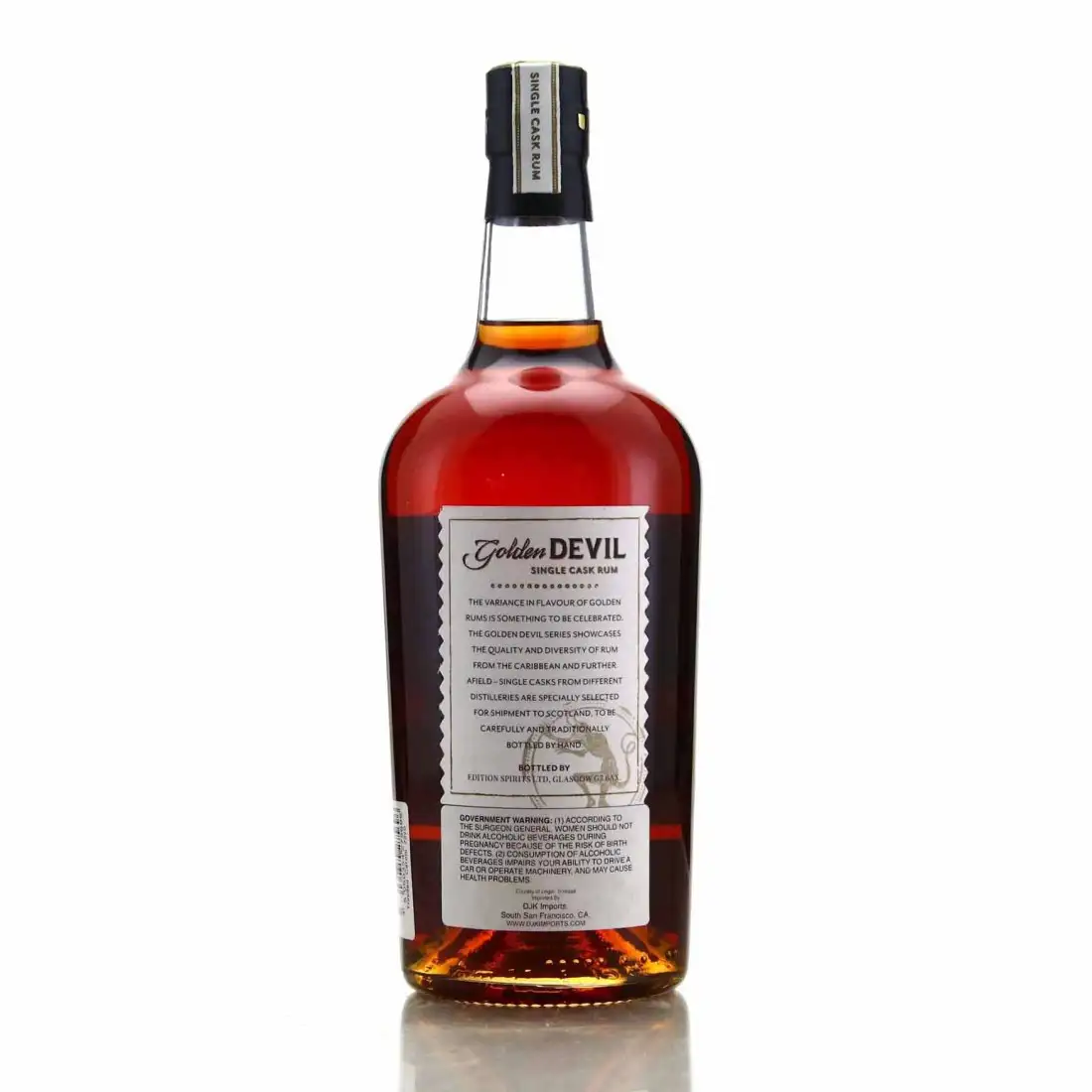 Hochauflösendes Bild von Caroni Golden Devil Trinidad (K&amp;L Wines) 1998