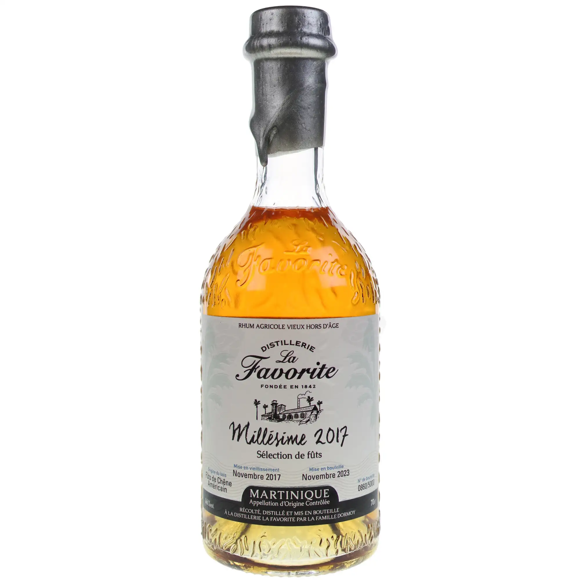 Bottle of La Favorite Millésime 2017