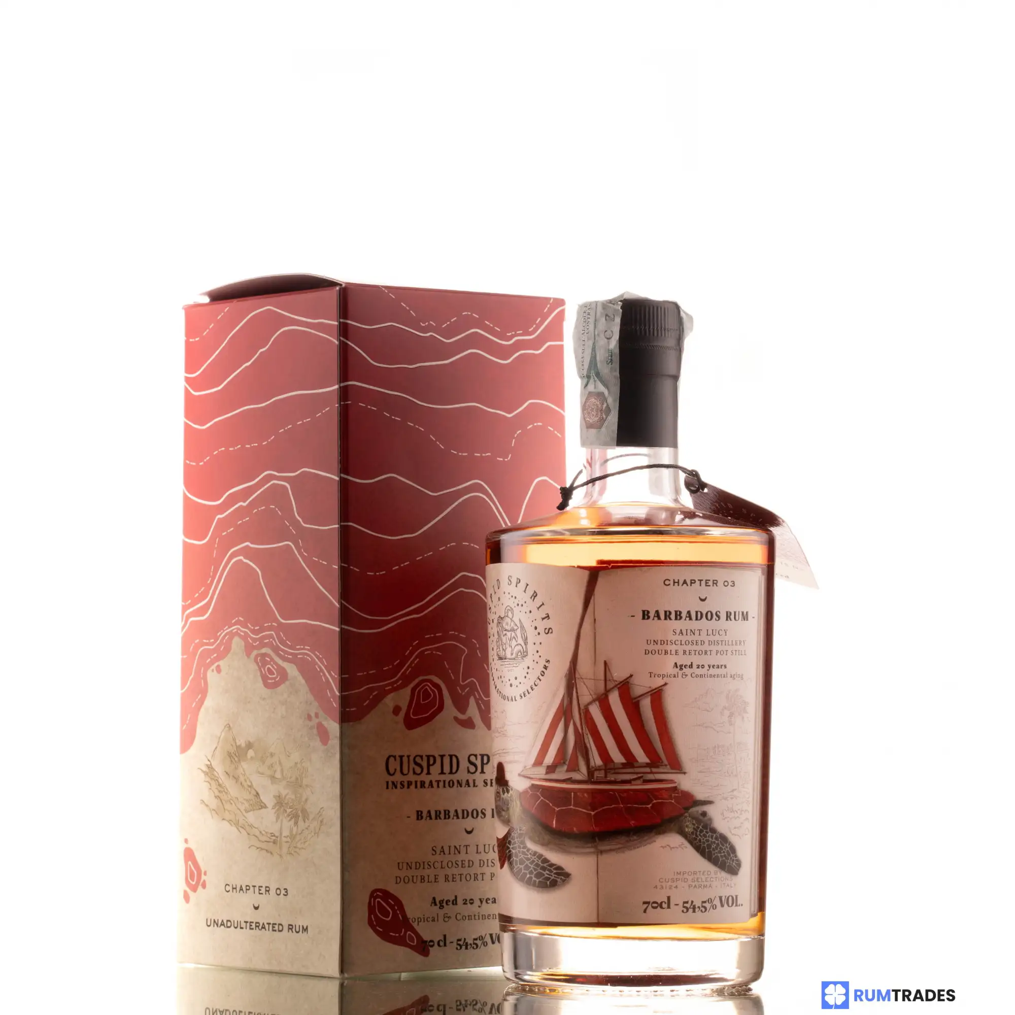 Bottle of Cuspid Selections Barbados Rum (Chapter 03) 2000