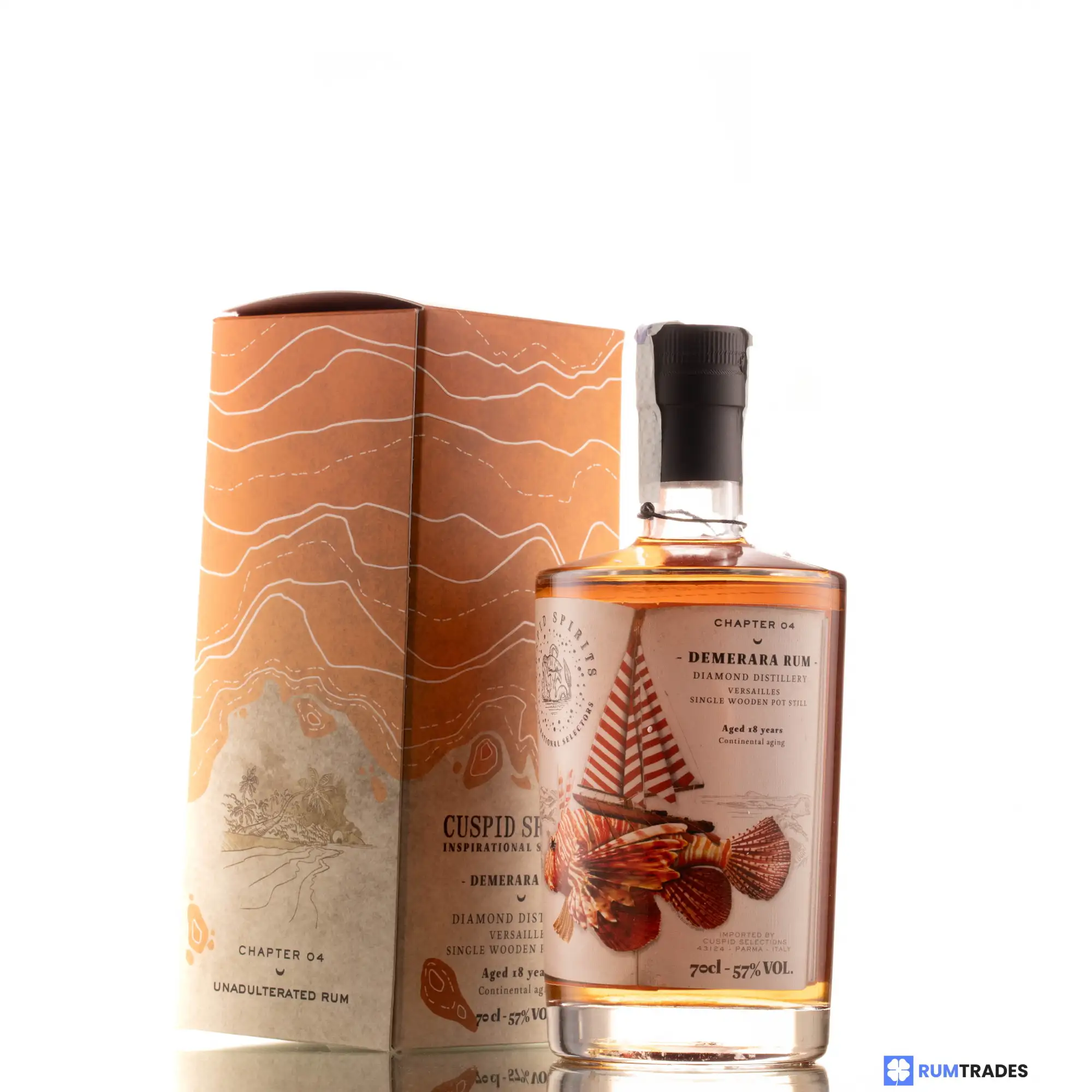 Bottle of Cuspid Selections Diamond Demerara Rum (Chapter 04) 2002