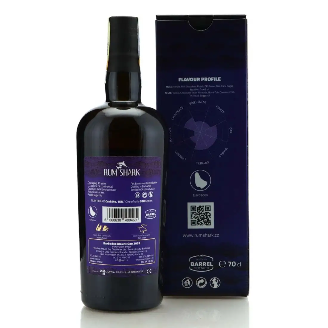 Hochauflösendes Bild von Rum Shark Mount Gay Barbados 2007