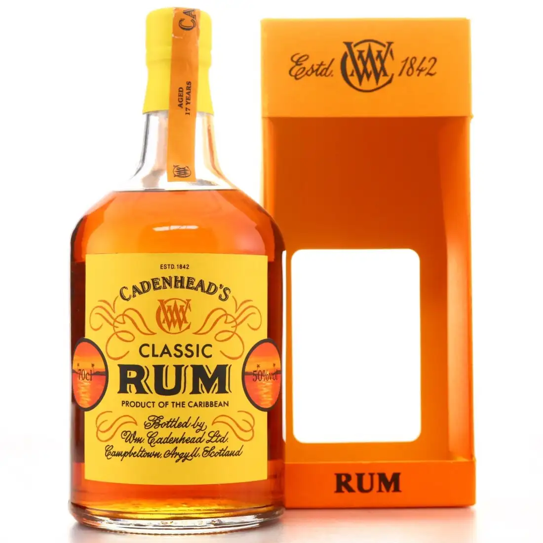 Bottle of Cadenhead‘s Classic Rum Special Edition