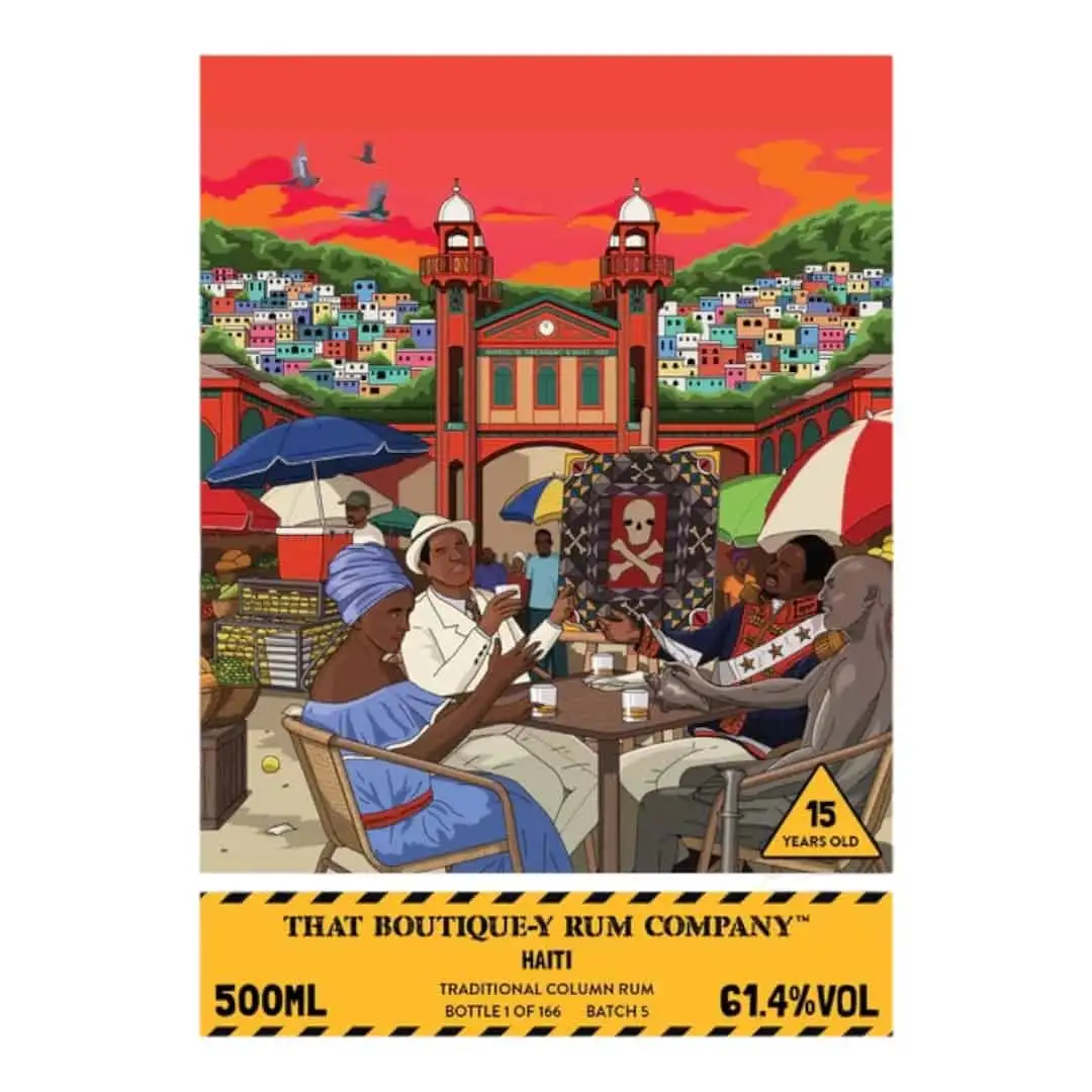 Bottle of TBRC Barbancourt Haiti