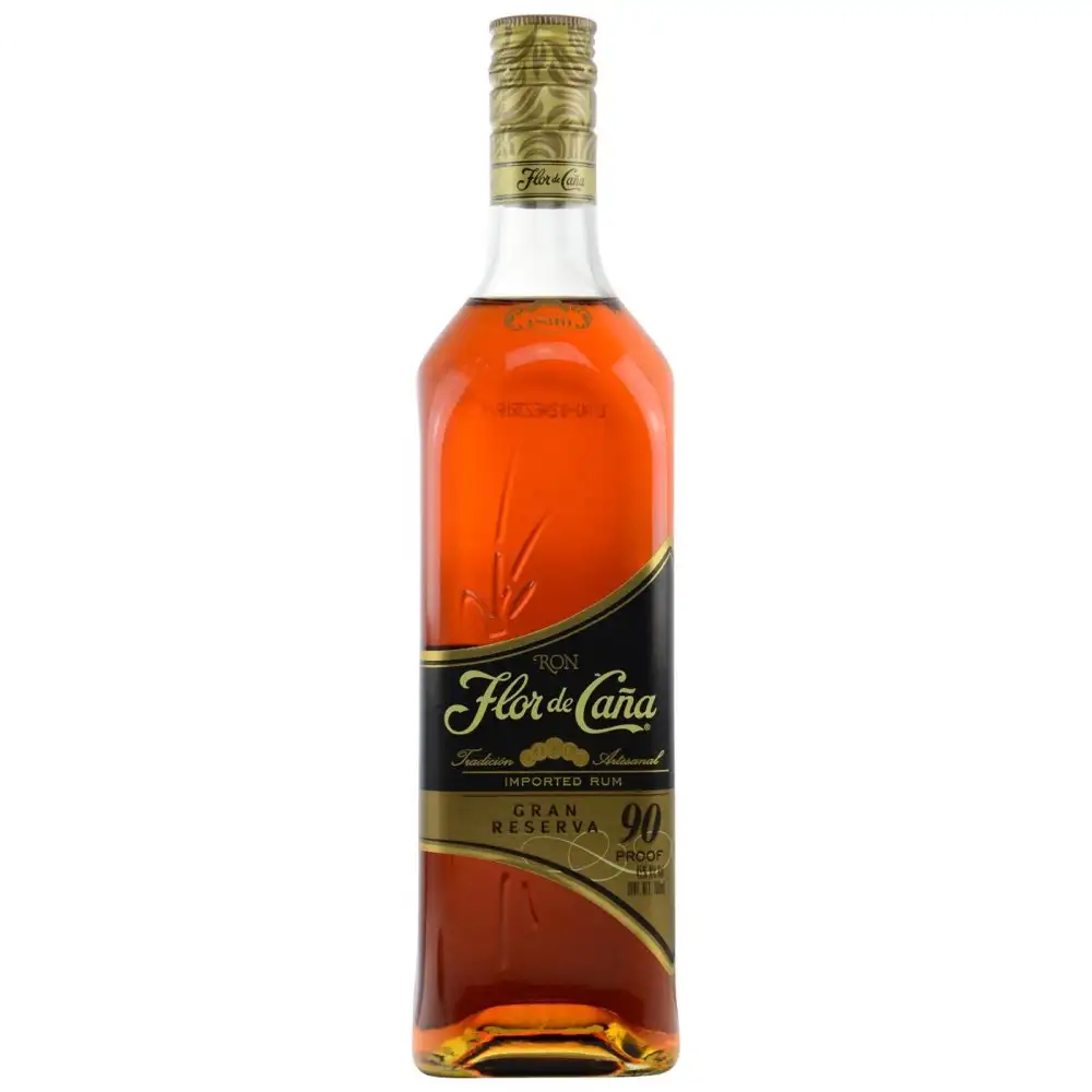 Bottle of Flor de Caña Gran Reserva 90 Proof