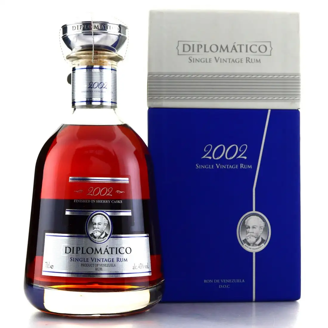 Bottle of Diplomático Single Vintage 2002