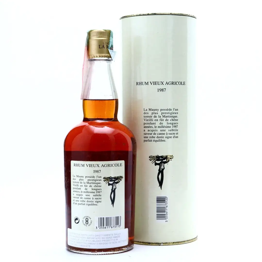 Hochauflösendes Bild von Maison La Mauny Rhum Vieux Agricole 1987