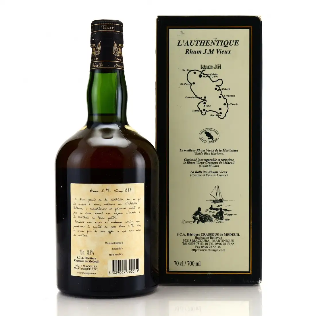 Hochauflösendes Bild von Rhum J.M 1997