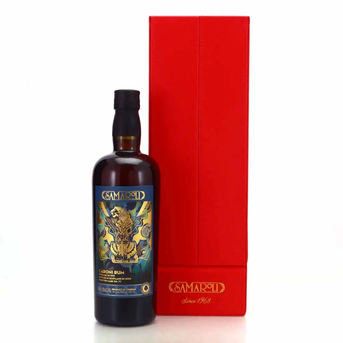 Bottle of Samaroli Caroni Caroni Rum 1997