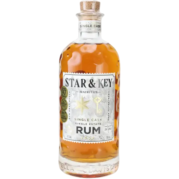 Bottle of Labourdonnais Star & Key V.S.O.P. (Indian Ocean Fresh Cane Rum)