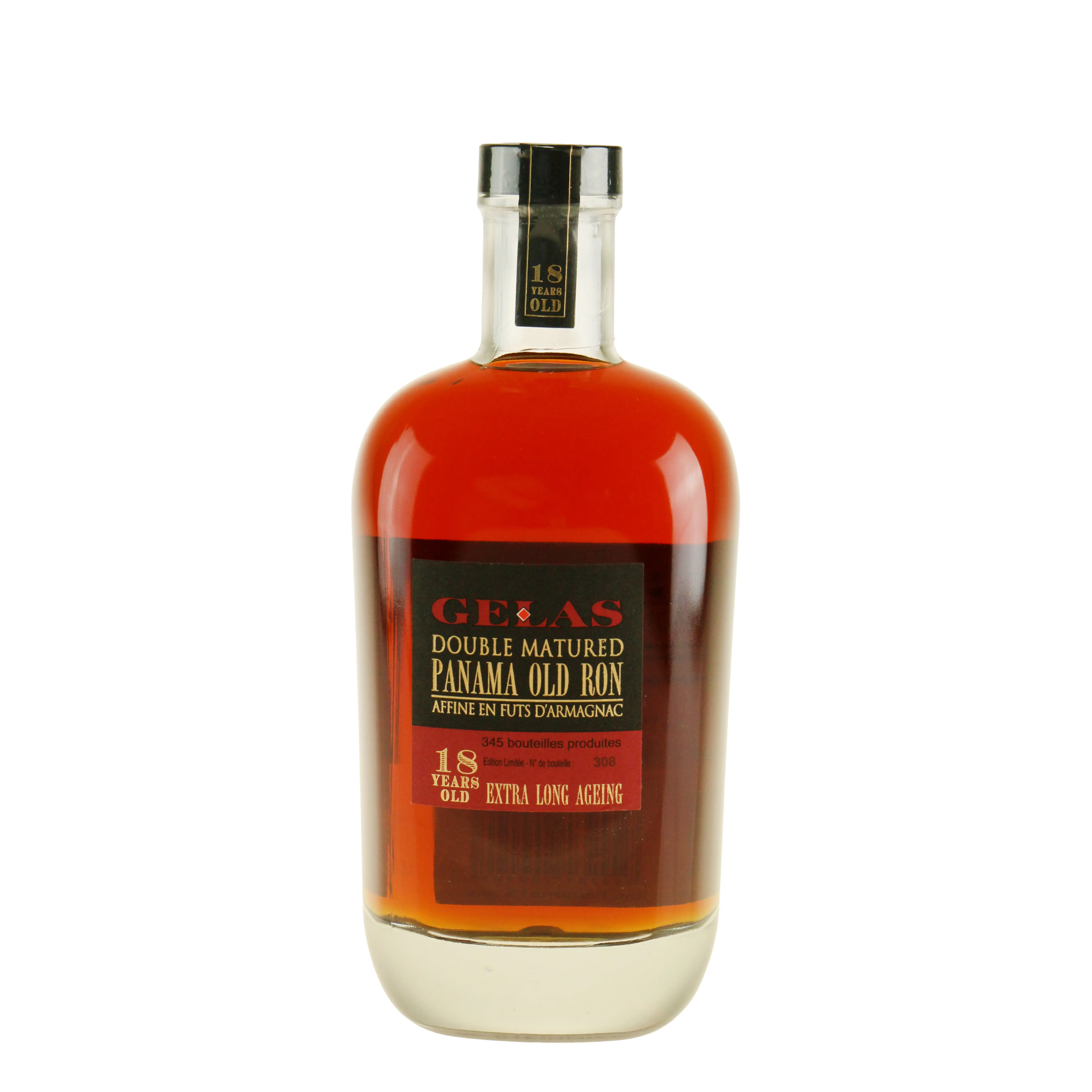 Bottle of Gélas Double Matured Panama Old Rum