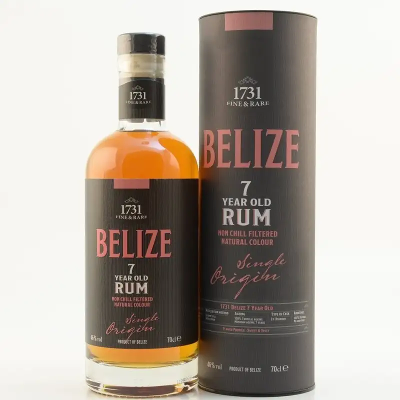 Bottle of 1731 Fine & Rare Travellers Belize
