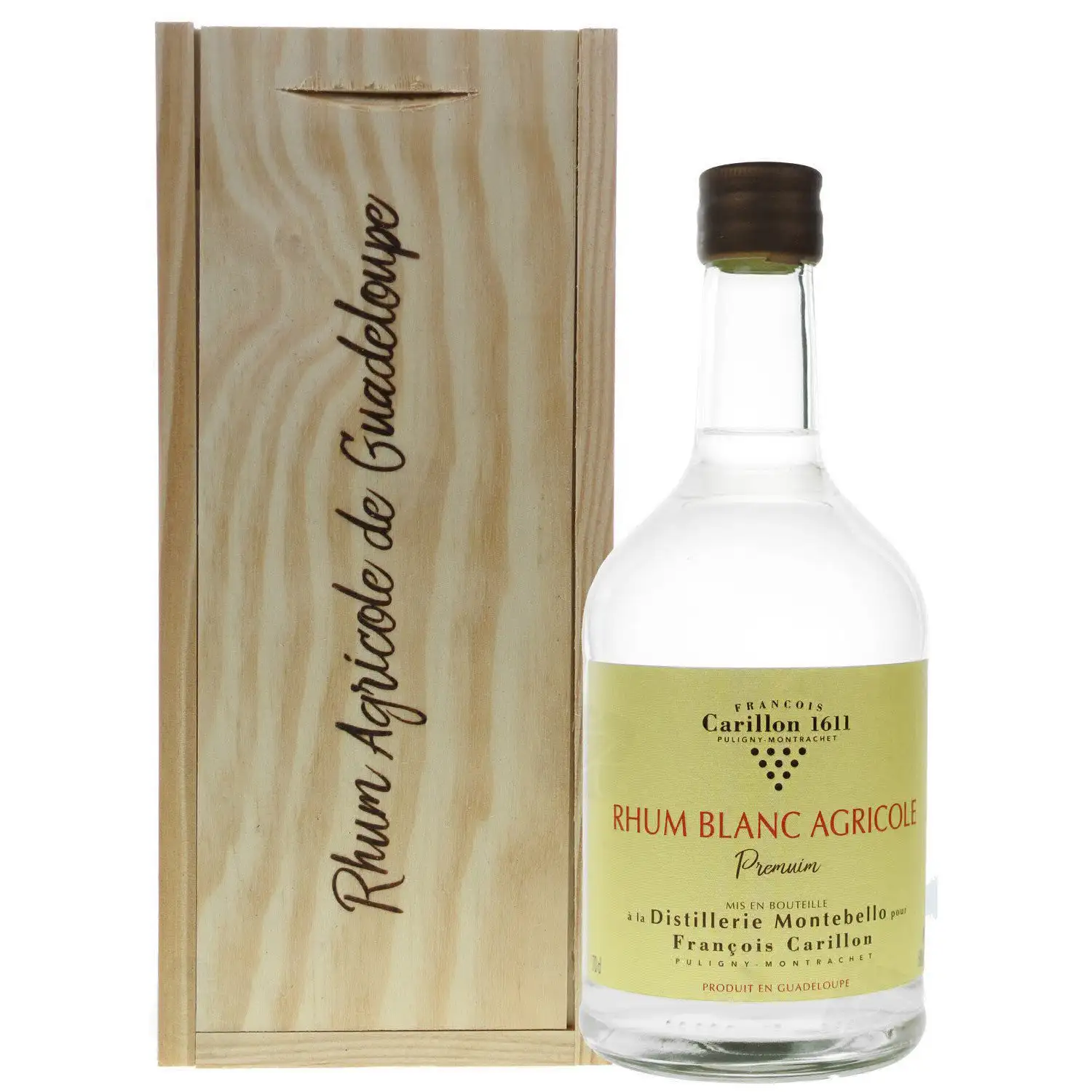 Bottle of François Carillon Carrere Montebello Rhum Blanc Agricole (Puligny-Montrachet)